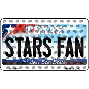 Stars Fan Texas State License Plate Wholesale Magnet M-10845