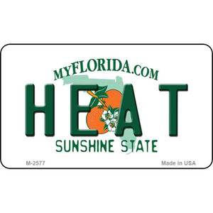 Heat Florida State License Plate Wholesale Magnet M-2577