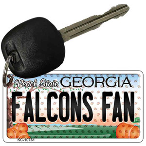 Falcons Fan Georgia State License Plate Wholesale Key Chain
