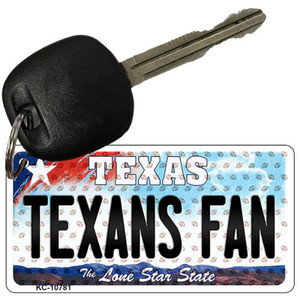 Texans Fan Texas State License Plate Wholesale Key Chain