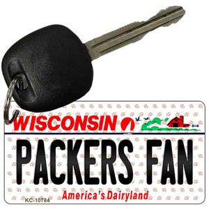 Packers Fan Wisconsin State License Plate Wholesale Key Chain