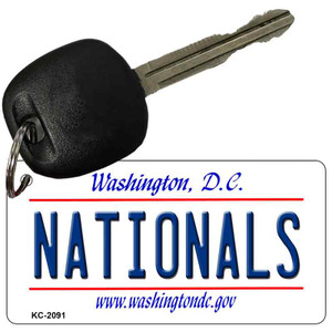 Nationals Washington DC State License Plate Wholesale Key Chain