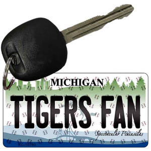 Tigers Fan Michigan State License Plate Wholesale Key Chain