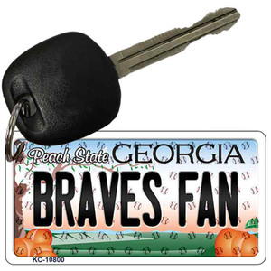 Braves Fan Georgia State License Plate Wholesale Key Chain