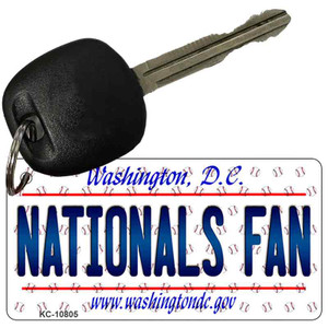 Nationals Fan Washington DC State License Plate Wholesale Key Chain