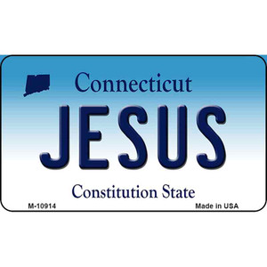 Jesus Connecticut State License Plate Wholesale Magnet M-10914