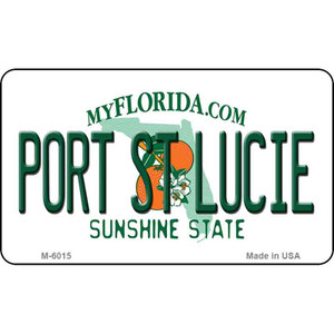 Port St Lucie Florida State License Plate Wholesale Magnet M-6015