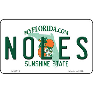 Noles Florida State License Plate Wholesale Magnet M-6019