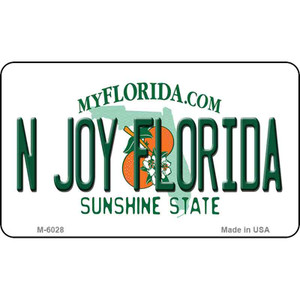 N Joy Florida State License Plate Wholesale Magnet M-6028