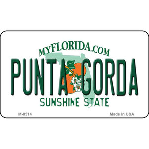 Punta Gorda Florida State License Plate Wholesale Magnet M-8514