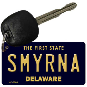Smyrna Delaware State License Plate Wholesale Key Chain