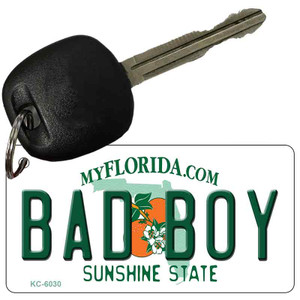 Bad Boy Florida State License Plate Wholesale Key Chain