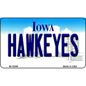 Hawkeyes Iowa State License Plate Novelty Wholesale Magnet M-10949