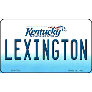 Lexington Kentucky State License Plate Novelty Wholesale Magnet M-6759