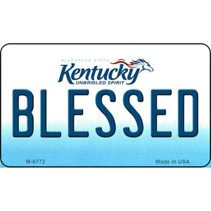 Blessed Kentucky State License Plate Novelty Wholesale Magnet M-6772