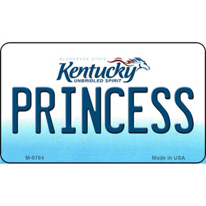 Princess Kentucky State License Plate Novelty Wholesale Magnet M-6784