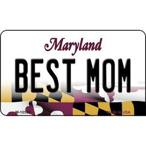 Best Mom Maryland State License Plate Wholesale Magnet
