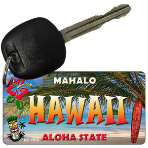 Hawaii Tiki Novelty Wholesale Metal Key Chain