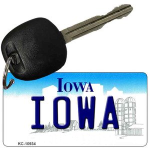 Iowa State License Plate Novelty Wholesale Key Chain