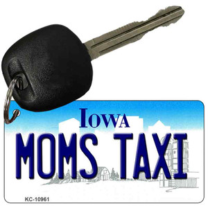 Moms Taxi Iowa State License Plate Novelty Wholesale Key Chain