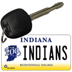 Indians Indiana State License Plate Novelty Wholesale Key Chain