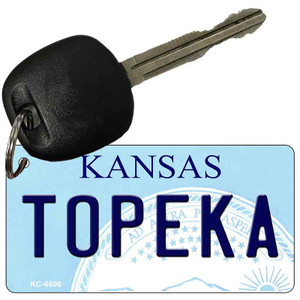 Topeka Kansas State License Plate Novelty Wholesale Key Chain