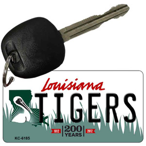 Tigers Louisiana State License Plate Novelty Wholesale Key Chain