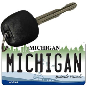 Michigan State License Plate Novelty Wholesale Key Chain