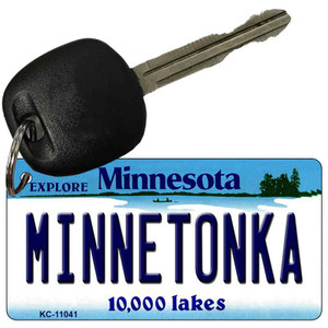 Minnetonka Minnesota State License Plate Novelty Wholesale Key Chain
