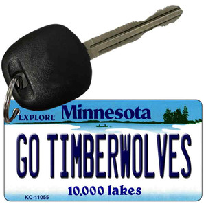 Go Timberwolves Minnesota State License Plate Novelty Wholesale Key Chain
