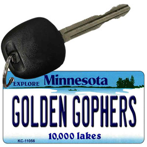 Golden Gophers Minnesota State License Plate Novelty Wholesale Key Chain