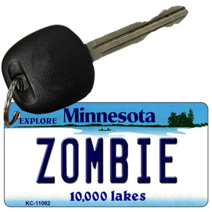 Zombie Minnesota State License Plate Novelty Wholesale Key Chain