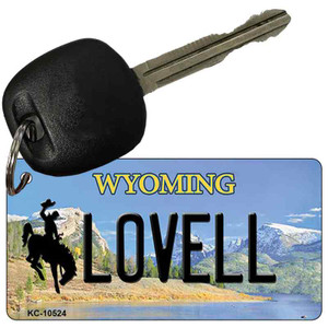 Lovell Wyoming State License Plate Wholesale Key Chain