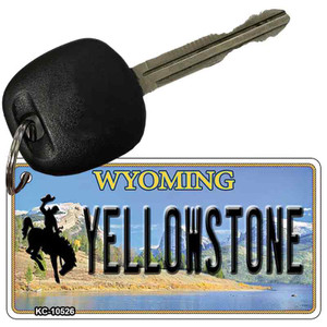 Yellowstone Wyoming State License Plate Wholesale Key Chain