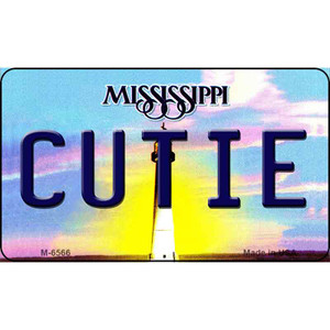Cutie Mississippi State License Plate Wholesale Magnet M-6566