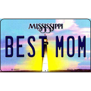 Best Mom Mississippi State License Plate Wholesale Magnet M-6657