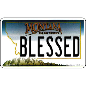 Blessed Montana State License Plate Novelty Wholesale Magnet M-11120