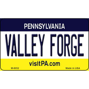 Valley Forge Pennsylvania State License Plate Wholesale Magnet M-6052