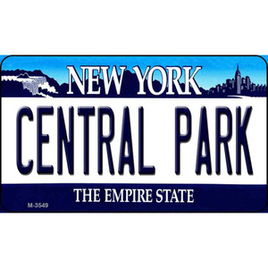 Central Park New York State License Plate Wholesale Magnet M-3549