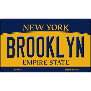 Brooklyn New York State License Plate Wholesale Magnet M-8951