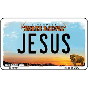 Jesus North Dakota State License Plate Wholesale Magnet M-10711