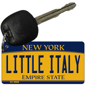 Little Italy New York State License Plate Wholesale Key Chain