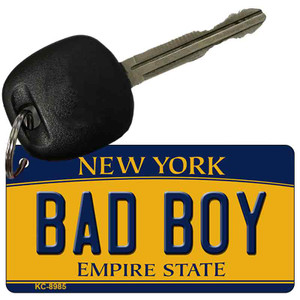 Bad Boy New York State License Plate Wholesale Key Chain