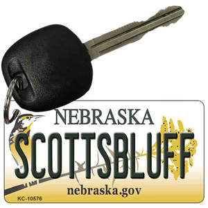 Scottsbluff Nebraska State License Plate Novelty Wholesale Key Chain