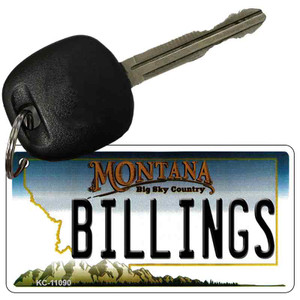 Billings Montana State License Plate Novelty Wholesale Key Chain