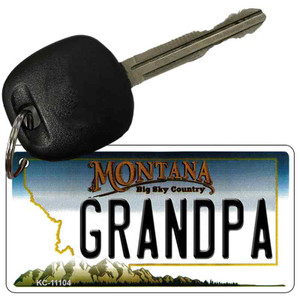 Grandpa Montana State License Plate Novelty Wholesale Key Chain