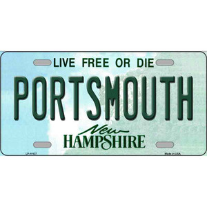 Portsmouth New Hampshire State Wholesale License Plate