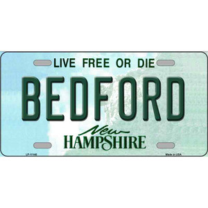 Bedford New Hampshire State Wholesale License Plate