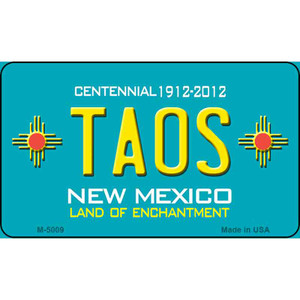 Taos Teal New Mexico Novelty Wholesale Magnet