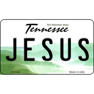 Jesus Tennessee State License Plate Wholesale Magnet M-6448